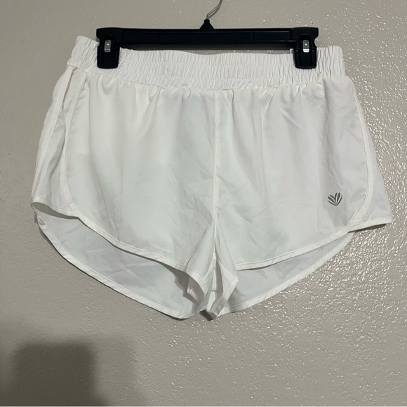 2 pair Forever 21 Active Shorts White and Blue Size Medium - Picture 7 of 11
